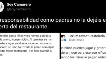 Se queja del trato en un local por la presencia de niños y la respuesta del dueño es esclarecedora