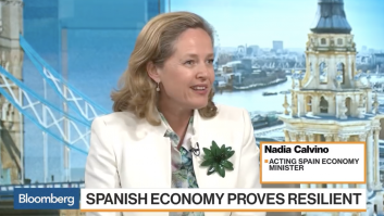 Rescata este momento de 2019 de Calviño en una televisión estadounidense y arrasa en Twitter