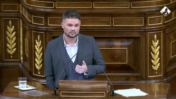 Rufián es cristalino al opinar sobre Irene Montero: le basta con un vídeo de 90 segundos