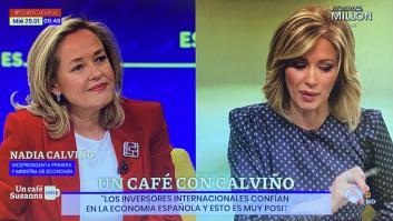 Nadia Calviño muestra contra Ayuso cómo dar un durísimo palo simplemente dejándolo caer