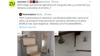 19 metros cuadrados durmiendo en una plataforma por 600 euros, el anuncio de Idealista que indigna a Twitter