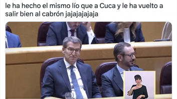 Esto que le dice Sánchez a Feijóo en el Senado está triunfando bastante en Twitter
