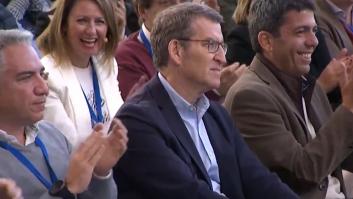 Gamarra suelta esta frase sobre Feijóo y la reacción de los que están detrás de él es para verla una y otra vez