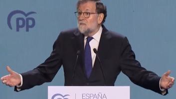 Solo Rajoy podría regalar esta frase muy suya en el acto del PP junto a Feijóo y Aznar