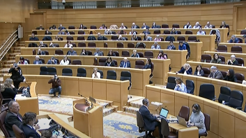 Muy llamativo: Irene Montero acaba su intervención en el Senado y sólo Yolanda Díaz reacciona