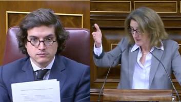 Teresa Ribera responde como nunca antes a Figaredo tras ver lo que enseña este en su discurso