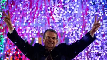 Abel Caballero aparece en las pantallas del concierto de David Guetta con el rótulo "El mejor alcalde del mundo"