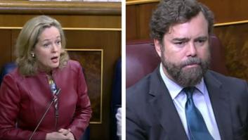 Calviño dedica estos 10 segundos a Espinosa: Yolanda Díaz se ríe y a él no le hace pizca de gracia