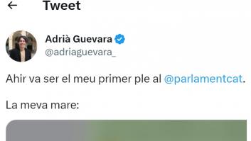 Un diputado debuta en el Parlamento de Cataluña y el mensaje que le manda su madre es maravilloso