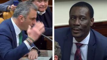 Ortega Smith y Luc André Diouf (PSOE) chocan como nunca cara a cara: "¡No sabía que eras tú!"