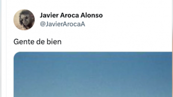 La reacción de Javier Aroca al "gente de bien" de Feijóo se lleva miles de retuits: solo una foto