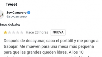 Cuenta lo que le ha pasado al sacar el portátil para trabajar en un bar y se monta un lío tremendo