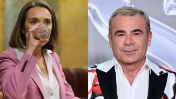 Jorge Javier Vázquez pone la tele, ve a Cuca Gamarra en la moción de censura y su reacción no deja de compartirse