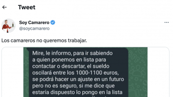La respuesta que le ha dado a una oferta de trabajo como camarero es simplemente maravillosa
