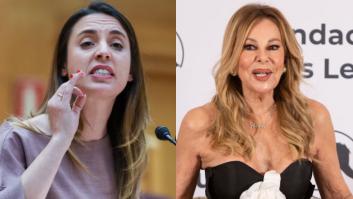 Primera reacción de Irene Montero al saber que Ana Obregón ha recurrido a la gestación subrogada para tener una niña