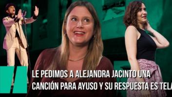 Le pedimos a Alejandra Jacinto una canción para Ayuso y su respuesta es tela