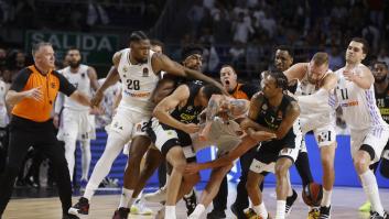 Batalla campal en el Wizink Center y el Real Madrid, contra las cuerdas en la Euroliga