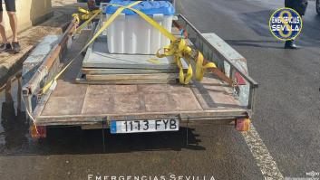 La Policía de Sevilla interviene este remolque: es de lo más surrealista que se ha visto