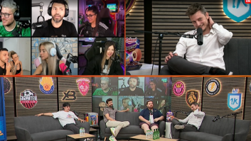 Sálvame se cuela en el directo del 'Chup Chup' de la Kings League: "¡¿Que qué me han hecho?!"