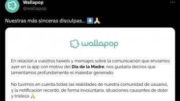 Wallapop se disculpa por su desafortunada campaña de la llamada del Día de la Madre