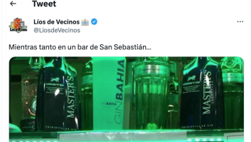 El más que llamativo cartel en un bar de San Sebastián: "Cuñadismo nivel dios"