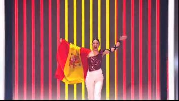 Lo que se ha oído en la retransmisión al rato de aparecer Blanca Paloma desata la locura en Twitter