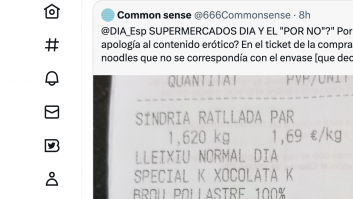 Lo que se lee en este ticket arma tanto revuelo que hasta el supermercado Dia tiene que intervenir