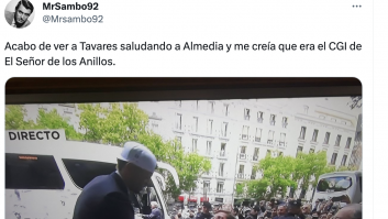 Edy Tavares reacciona a la imagen más comentada de su saludo con Almeida