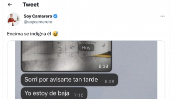 Su jefe le manda un whatsapp a las 6:30 de la mañana, responde y encima se lleva esta contestación