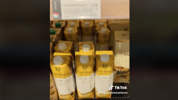 Enseña cuánto vale en un supermercado de Islandia un vino Don Simón