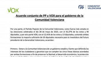 'Pin parental' y "violencia intrafamiliar": diseccionando el pacto PP-Vox en la Comunidad Valenciana