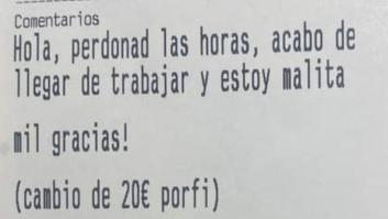 Deja este mensaje en su pedido y no se puede ni imaginar la respuesta del restaurante