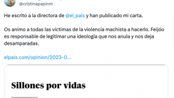 Una víctima de violencia machista deja una pregunta a Feijóo que aún resuena