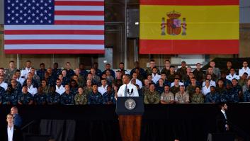 El único día en el que EEUU puede izar su bandera en la Base de Rota