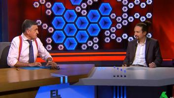 Pablo Iglesias muestra su sorpresa al ver estas palabras del Gran Wyoming sobre Podemos