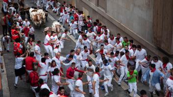 Está posando para un vídeo en San Fermín y lo que pasa ya lleva 1,7 millones de reproducciones