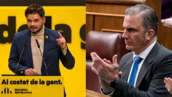 "¿Te pillo uno?": Rufián da la puntilla a Ortega-Smith tras una discusión en Twitter