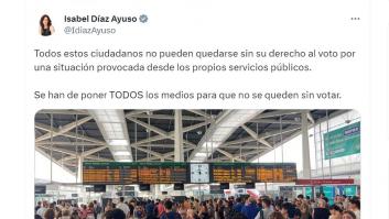 Joan Baldoví responde con cinco puntos a este tuit de Ayuso y los 'me gusta' le caen a cientos