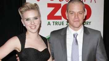 Matt Damon cuenta qué pasó al besar a Scarlett Johansson en una escena