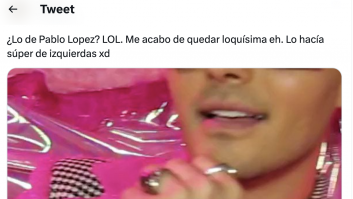 En Twitter da que hablar la respuesta de Pablo López a con qué político se iría de fiesta