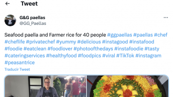 Las reacciones a esta "paella de marisco" son ORO PURO