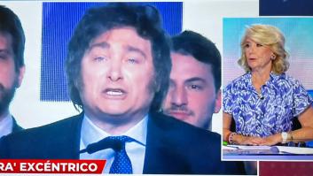 Esperanza Aguirre ve estas palabras de Javier Milei sobre la justicia social y deja bien claro lo que piensa de él