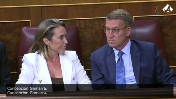 No deja de compartirse la cara de Cuca Gamarra durante el recuento: un poema se queda corto