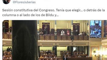 Un diputado de Vox pone este tuit desde el Congreso hablando de "los de Bildu" y Oskar Matute arrasa con su respuesta