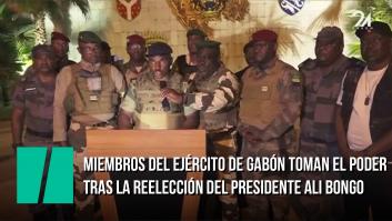 Miembros del Ejército de Gabón toman el poder tras la reelección del presidente Ali Bongo