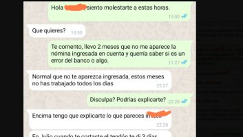 Publica este WhatsApp con su jefe, la indignación es inmediata y ya hay consecuencias (y gordas)