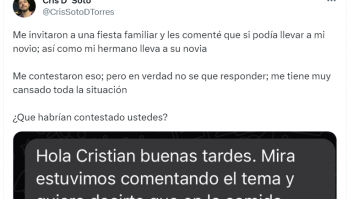 Pregunta a su familia si puede llevar a su novio a cenar y la respuesta es impropia del siglo XXI