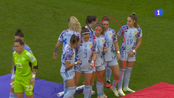 Algunos están terriblemente ofendidos por lo que hace la futbolista Mariona justo en ese momento