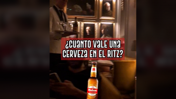 Comprueba cuánto cuesta un tercio de Mahou en el hotel Ritz de Madrid
