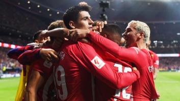 El Atlético hace líder al Barça